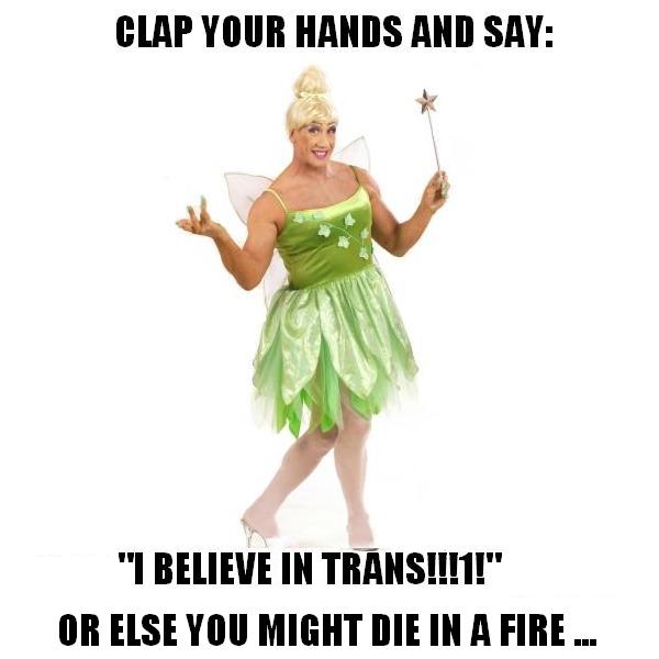 man tinkerbell MEME